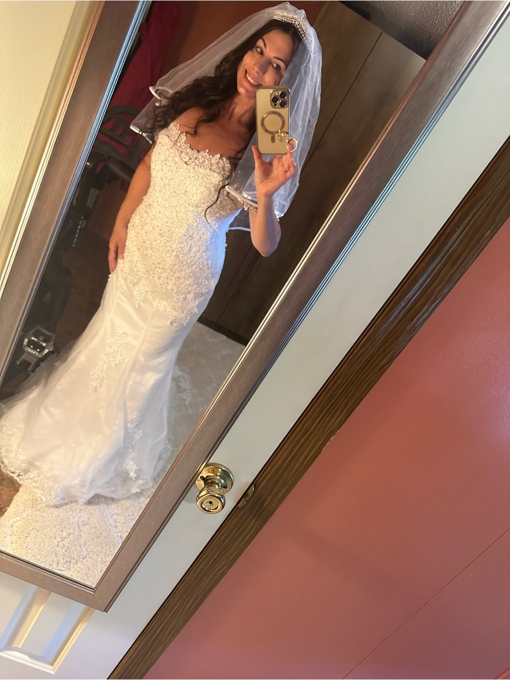 White Lace Mermaid Wedding Dress